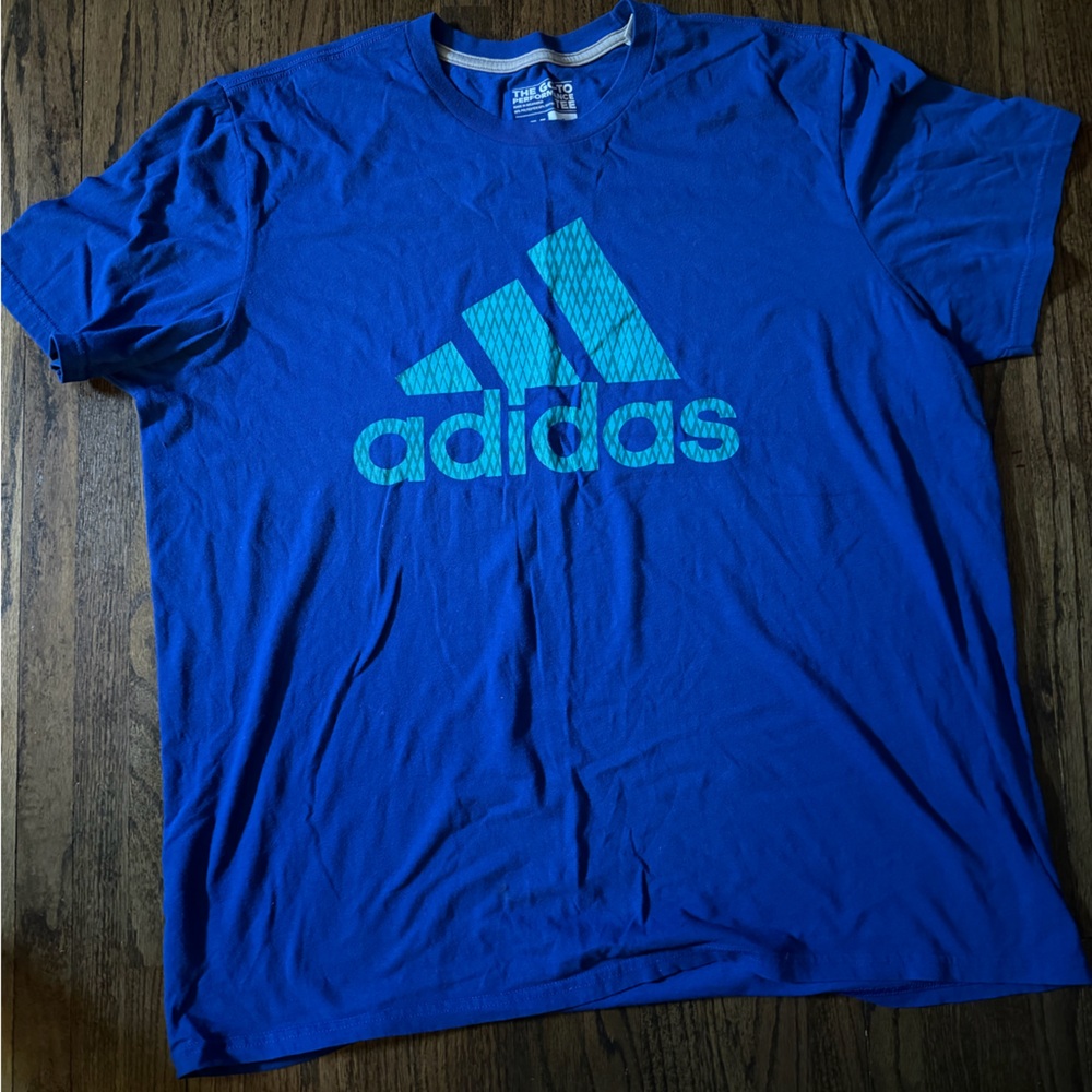 Adidas Men's Vibrant Blue Tee